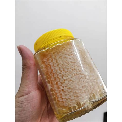 Honeycomb Madu Sarang Lebah 350Gram Original Natural Organic Readystock Madu Asli Enzyme Madu ...