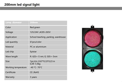 200mm Red Green Traffic Light - Buy Traffic Light,200mm Traffic Light ...