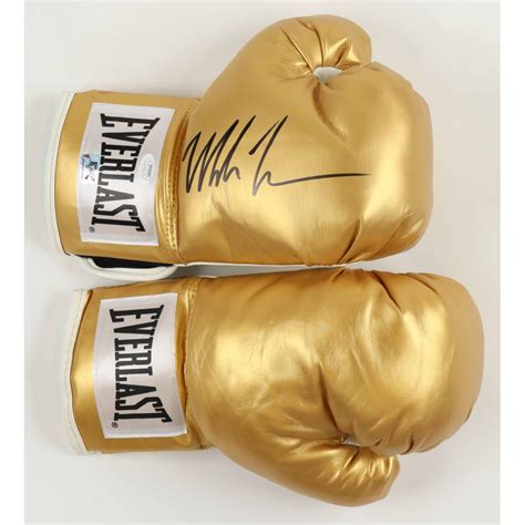 Mike Tyson Signed Pair of Everlast Boxing Gloves (JSA & Tyson ...