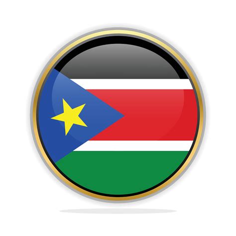 Button Flag Design Template South Sudan 13810493 Vector Art at Vecteezy