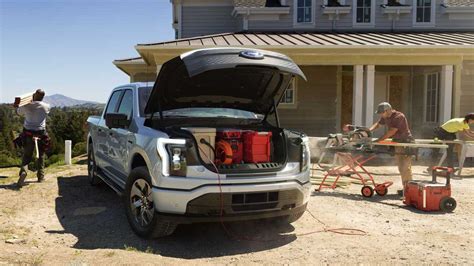 Ford F-150 Lightning Power Export Outlets And Home Backup Power