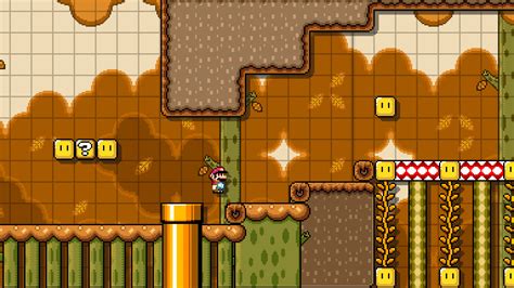 Autumn Forest Game Style [Super Mario Maker for Nintendo 3DS] [Mods]