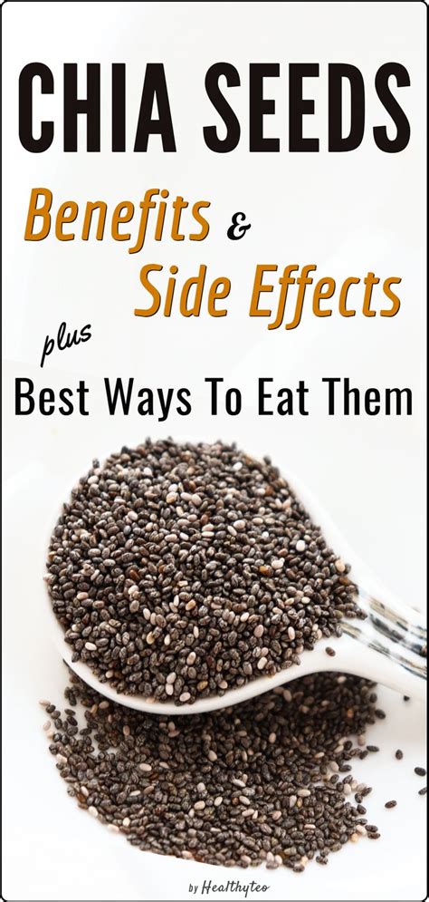 Chia Seeds | Benefits, Side Effects, and How To Eat Them in 2021 | Chia seeds benefits, Chia ...