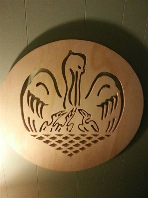 Pelican symbol/ state of louisiana decor/ law office decor/