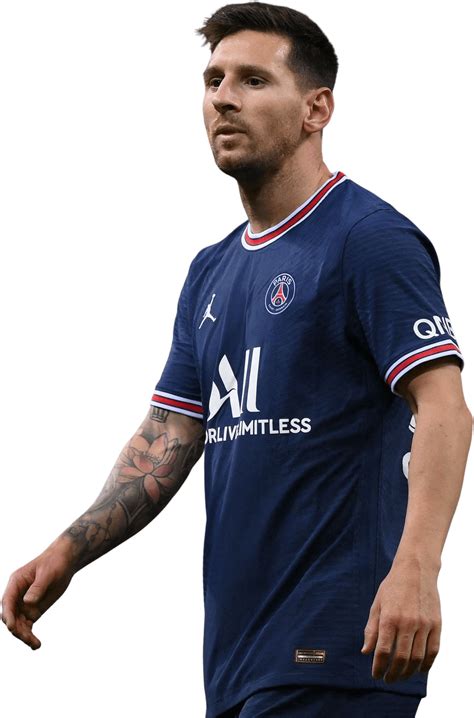 Lionel Messi Paris Saint-Germain football render - FootyRenders