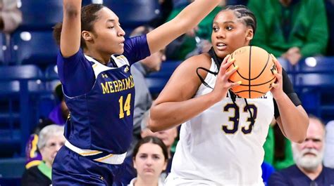 Notre Dame Women's Basketball Dominates Merrimack 108-64 - Sports ...