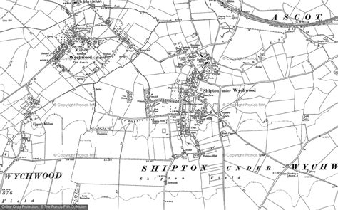 Historic Ordnance Survey Map of Shipton under Wychwood, 1898 - 1919