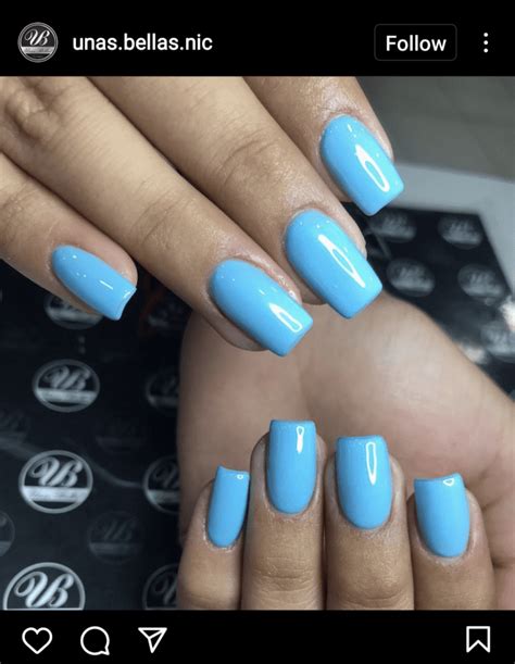 Sky Blue Nails Inspiration and Ideas - Nail Aesthetic