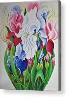 Flower Vase Painting by Barbara Anna Cichocka - Pixels