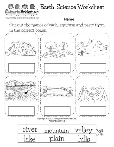 Free Printable Science Worksheets For Kindergarten