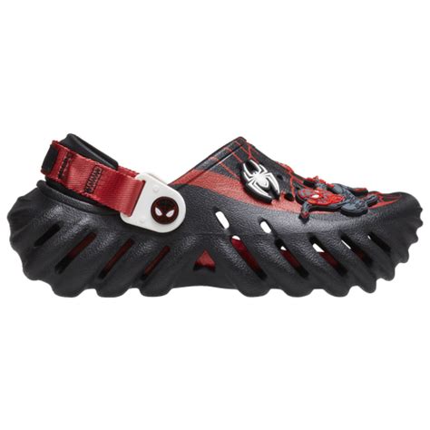 Crocs Kids' Boys Team Spider-man Echo Clog In Black/red | ModeSens