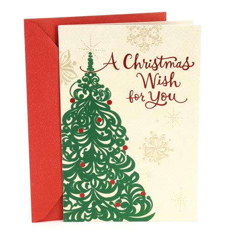 Hallmark Mahogany Christmas Card (Christmas Tree Wish) - Walmart.com - Walmart.com