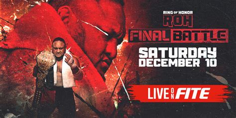 ROH Final Battle 2022 - TrillerTV - Powered by FITE