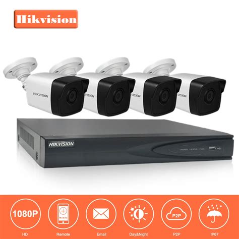 Aliexpress.com : Buy Hikvision 4CH NVR KIT 1080P CCTV System Record 4MP PoE IP Camera P2P ...