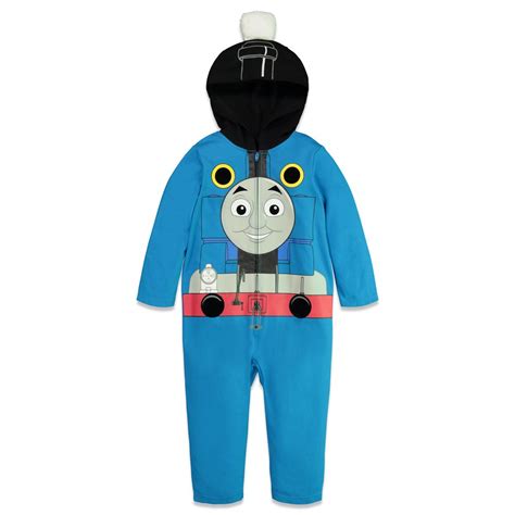 Thomas & Friends - Thomas & Friends Toddler Boys Costume Zip-Up Coverall with Hood 2T - Walmart ...