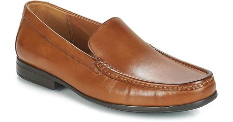 Clarks Claude Plain Loafers / Casual Shoes in Brown for Men - Lyst