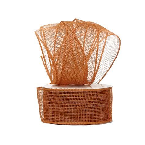 Poly Deco Mesh Light Brown Ribbon - Etsy