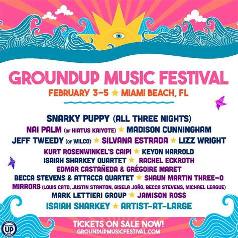 GroundUP Music Festival 2023 Lineup | Grooveist