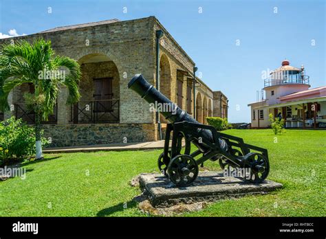 Historic Fort King George on Tobago island, Trinidad and Tobago Stock Photo - Alamy