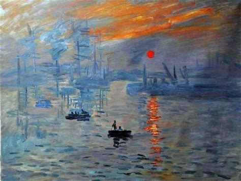 Description of the Painting Impression Sunrise by Claude Monet