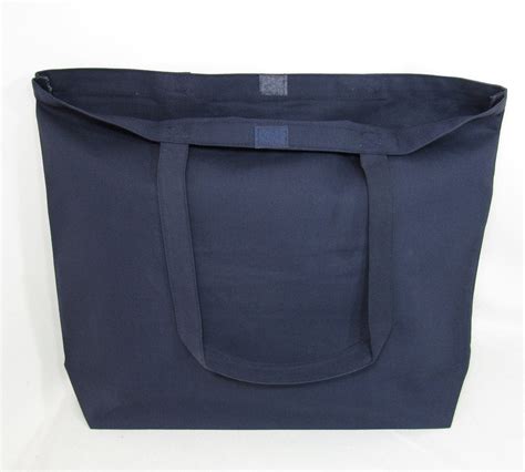 TBF - 23" Extra Large Canvas Tote Bag w/Velcro Closure Pool Beach ...