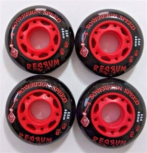 8x 68mm Best Asphalt Outdoor Inline Skate Wheels - rollerblade hockey aggressive - Wheels