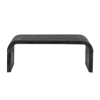 Minimalist Coffee Table with Curved Art Deco Design - Bed Bath & Beyond ...