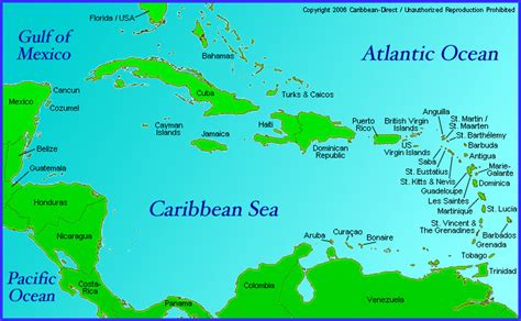 Antigua Barbuda Map