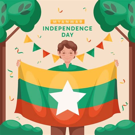 Myanmar Union Day Vectors & Illustrations for Free Download