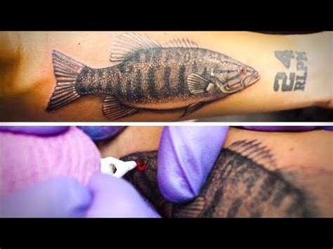 Getting a Smallmouth Bass Tattoo - Tattoos Explained (emotional) - YouTube