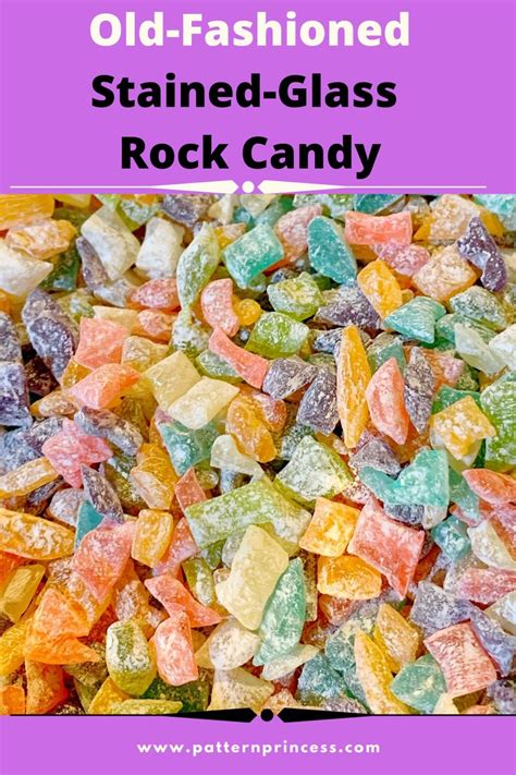 Old-Fashioned Stained-Glass Rock Candy | Recipe | Christmas rock candy recipe, Rock candy recipe ...