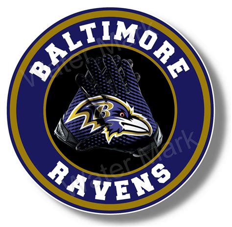 Baltimore Ravens Vinyl Sticker Decal 11 Different Size Car | Etsy