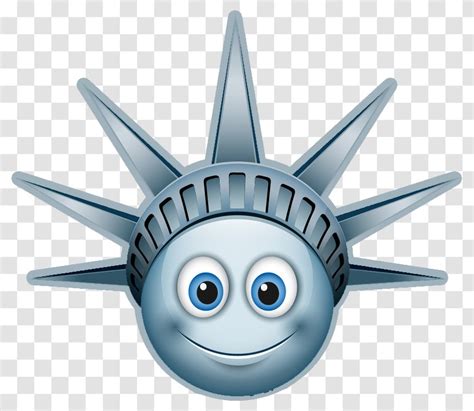 Statue Of Liberty Emoji Emoticon Smiley Transparent PNG