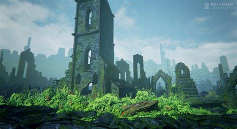 ArtStation - Overgrown Ruins