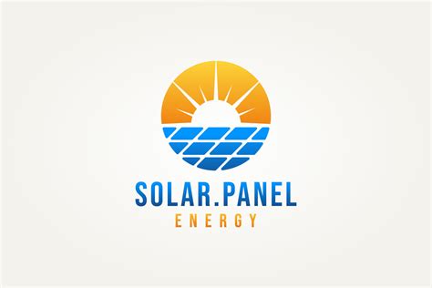 Free Solar Panel Energy Logo Design Gráfico por Blazybone · Creative Fabrica