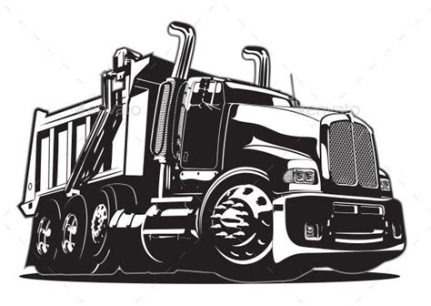 dump truck clipart vector - Marna Burden