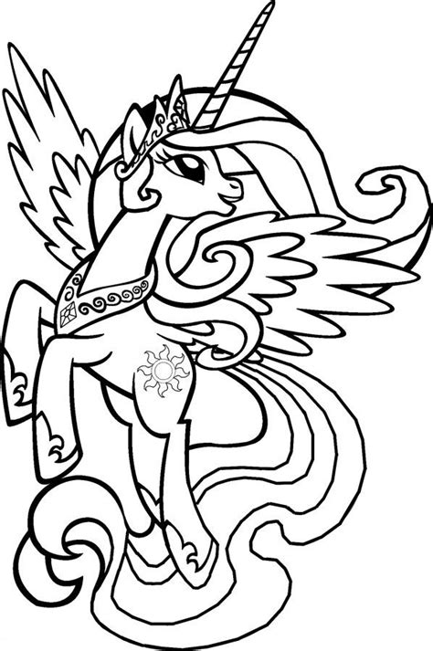 Princess Celestia Coloring Pages - Best Coloring Pages For Kids