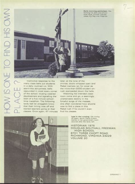 Explore 1975 Douglas S. Freeman High School Yearbook, Richmond VA - Classmates