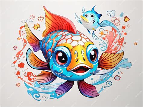 Premium AI Image | Kids Coloring Page Dori Fish