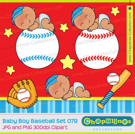 Baby Boy Baseball Clipart Baby Shower Clipart Baby Baseball - Etsy Canada