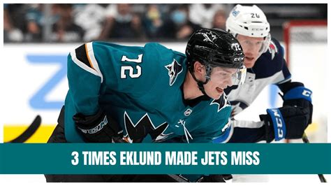 GOTTA SEE IT: 3 Times Eklund Made Jets Miss | San Jose Hockey Now