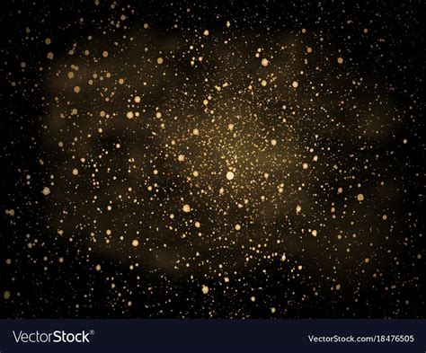 Gold glitter particles background for luxury Vector Image