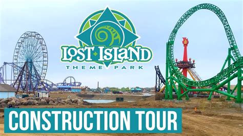 NEW Lost Island Theme Park Construction Tour & Update! - YouTube