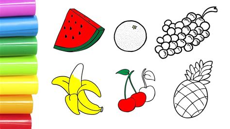 Imagenes De Frutas Para Dibujar Y Pintar - Find Gallery