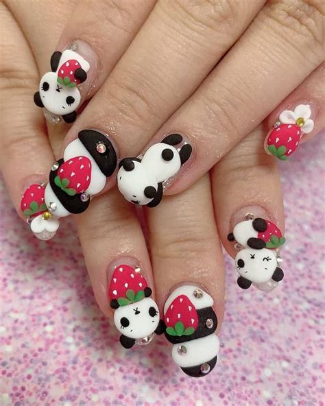 Panda Nail Designs: 30 Cutest Ideas for 2021 – NailDesignCode