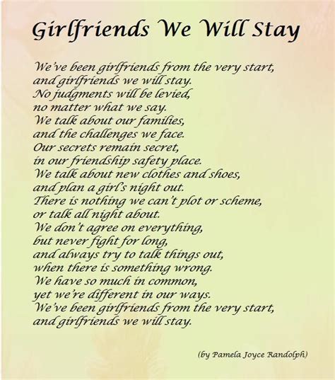 Funny Friendship Poems For Girls