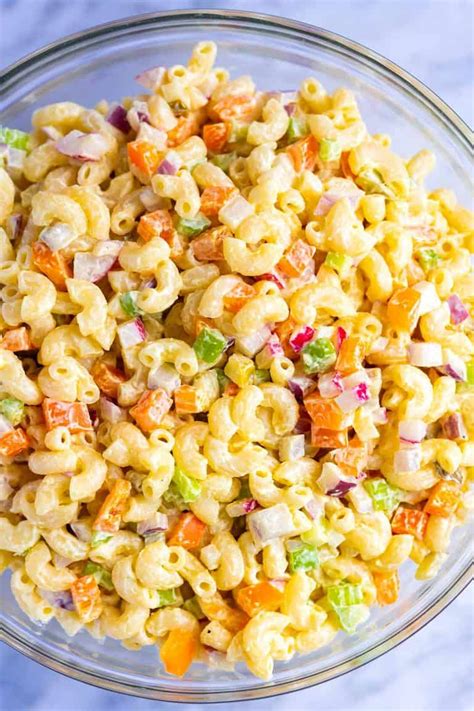 Perfect Creamy Macaroni Pasta Salad Recipe