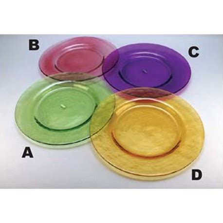 Colored Glass Dinner Plates for Sale