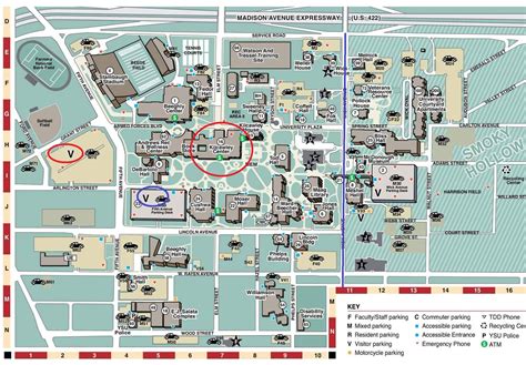 Youngstown State Campus Map