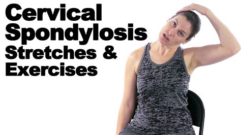 Cervical Spondylosis Stretches & Exercises - Ask Doctor Jo - YouTube